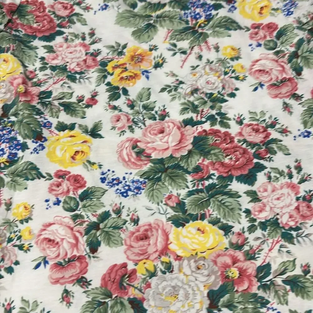 Ralph Lauren 6 💯cotton floral t shirt sage green white pink nwot soft